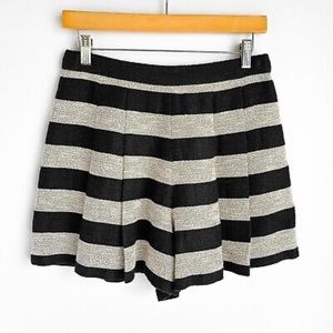 Alice and Olivia Lurex pleated skort